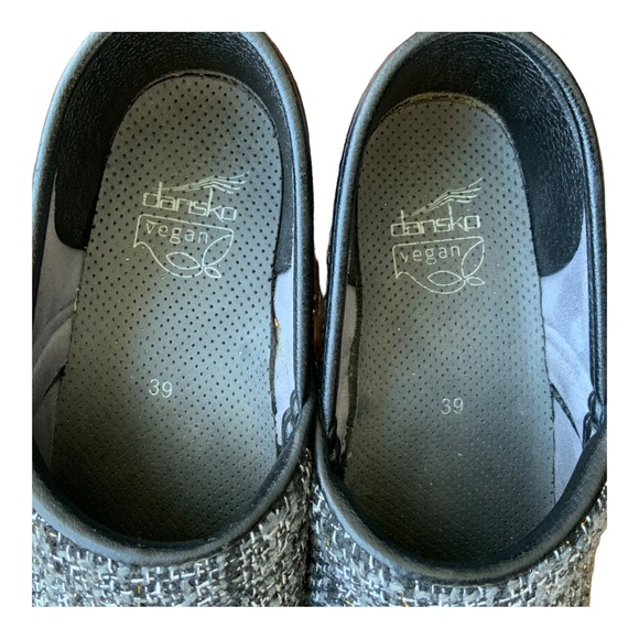 Dansko Vegan Tweed Pro Clogs Size 39 - Picture 7 of 11